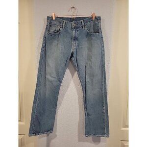 Polo Ralph Lauren Jeans Mens 33x30 Blue Medium Wash Cotton Stretch Slim Straight